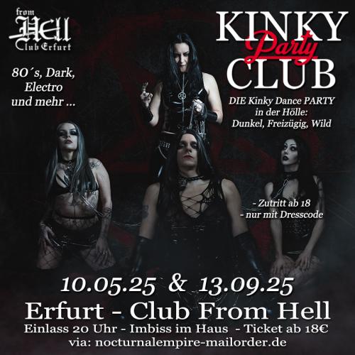 13.09.2025: Kinky Club Party im From Hell/ Erfurt